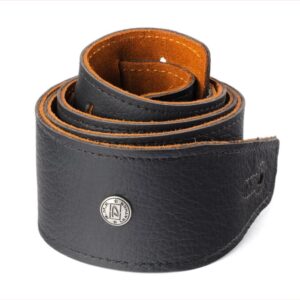 CORREA GUIT/BAJO PIÉL 2,5" - Negra & Natural
