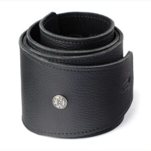 CORREA GUIT/BAJO PIÉL 3,5" - Triple Black