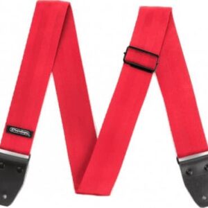 CORREA GUIT/ BAJO DELUXE SEATBELT - ROJA