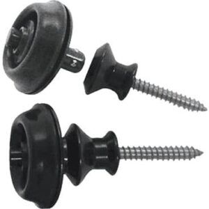 BOTÓN CORREA STRAPLOK® DUAL DESIGN (SET) - NEGRO