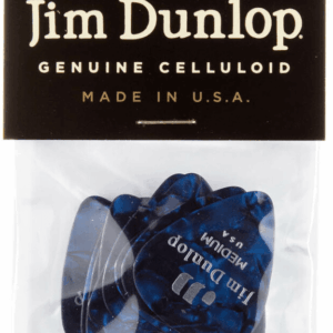 PACK 12 UD, GENUINE CELLULOID AZUL PERLADO - MEDIUM
