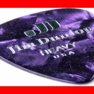 PACK 12 UD, GENUINE CELLULOID PÚRPURA PERLADO - HEAVY