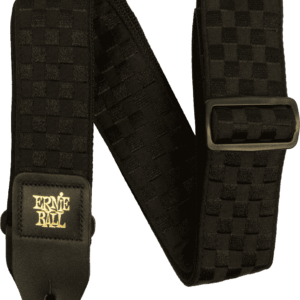 CORREA GUIT/ BAJO JACQUARD - BLACK CHECKERS