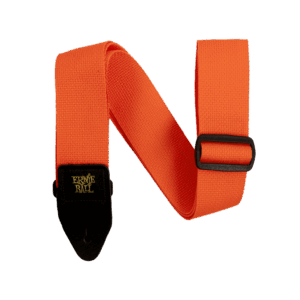 CORREA GUIT/ BAJO POLYPRO - NARANJA & NEGRO