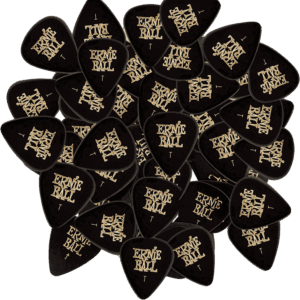 PACK 144 UD. PÚAS CELLULOID NEGRA - THIN (0,46 mm)