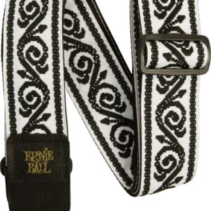 CORREA GUIT/ BAJO JACQUARD - BLACK VINE