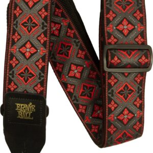 CORREA GUIT/ BAJO JACQUARD - RED KING