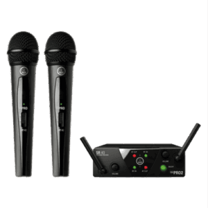 Sistema inalámbrico UHF Vocal Band US25 B/D con 2 micrófonos y receptor