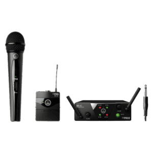 Sistema inalámbrico UHF Instrumental Band ISM2/3 con 1 petaca, 1 micrófono y receptor