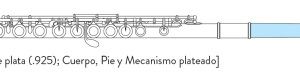 FLAUTA TRAVESERA PEARL QUANTZ 665R