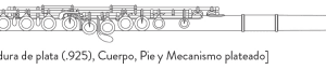 FLAUTA TRAVESERA PEARL QUANTZ 525R