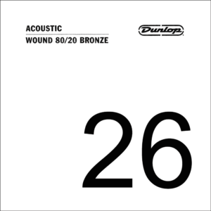 CUERDA ACÚSTICA DUNLOP 80/20 BRONZE .026