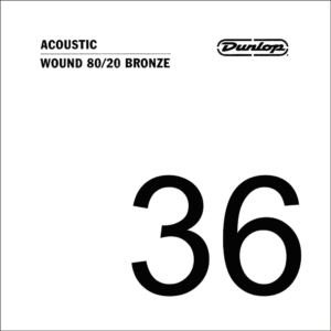CUERDA ACÚSTICA DUNLOP 80/20 BRONZE .036