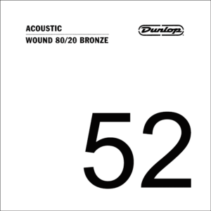 CUERDA ACÚSTICA DUNLOP 80/20 BRONZE .052