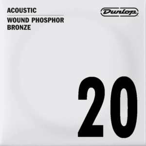 CUERDA ACÚSTICA DUNLOP 92/8 PHOSPHOR BRONZE .020