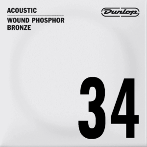 CUERDA ACÚSTICA DUNLOP 92/8 PHOSPHOR BRONZE .034