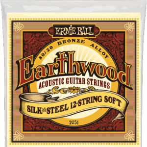 JUEGO ACÚSTICA EARTHWOOD SILK & STEEL 80/20 BRONZE (12 St.) 9-46