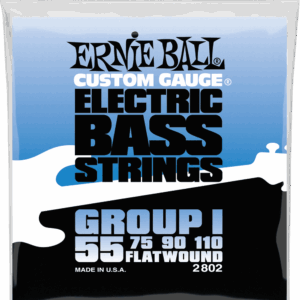 JUEGO BAJO ELÉCTRICO GROUP I FLATWOUND 55-110