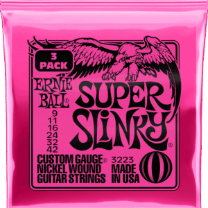 JUEGO ELÉCTRICA  SLINKY  PINK 9-42 TRIPACK (3)