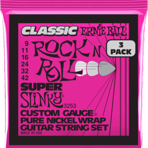 JUEGO ELÉCTRICA SLINKY CLASSIC RnR PURE 9-42 TRIPACK (3)