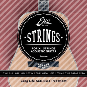 JUEGO ACÚSTICA BRONZE 80/20 LIGHT (12St,) 10-47