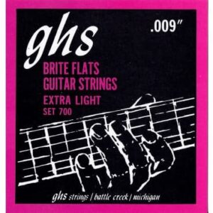 JUEGO G,ELÉCTRICA BRITEFLATS® EXTRA LIGHT 9-42