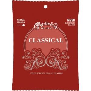 JUEGO NYLON CLASSICAL CLEAR & SILVER (Ball End) TENSIÓN NORMAL 28-43