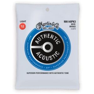 JUEGO ACÚSTICA AUTHENTIC SP BRONZE 80/20 LIGHT 12-54 (PACK 3)