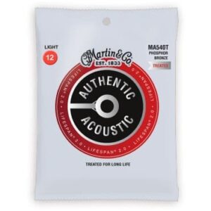 JUEGO ACÚSTICA AUTHENTIC Lifespan®2.0 PHOSPHOR BRONZE 92/8 LIGHT 12-54