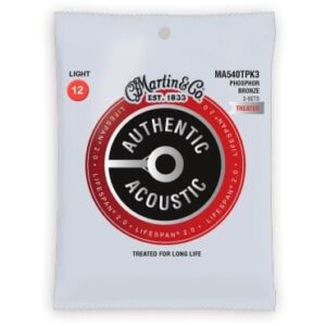 JUEGO ACÚSTICA AUTHENTIC Lifespan®2.0 PHOSPHOR BRONZE 92/8 LIGHT 12-54 ( PACK 3)