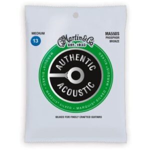 JUEGO ACÚSTICA AUTHENTIC SILKED 92/8 PHOSPHOR BRONZE MEDIUM 13-56