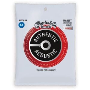 JUEGO ACÚSTICA AUTHENTIC Lifespan®2.0 PHOSPHOR BRONZE 92/8 MEDIUM 13-56