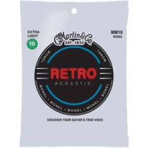 JUEGO ACÚSTICA RETRO MONEL EXTRA LIGHT .010