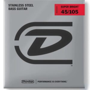 JUEGO BAJO STAINLESS STEEL SUPER BRIGHT MEDIUM 45-105