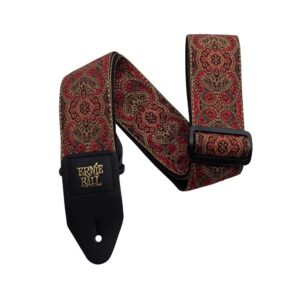 CORREA GUIT/ BAJO JACQUARD - CRIMSON PAISLEY