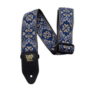 CORREA GUIT/ BAJO JACQUARD - TRIBAL BLUE PAISLEY