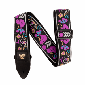 CORREA GUIT/ BAJO JACQUARD - PURPLE BIRD LUPIN