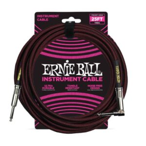 INSTRUMENTO TRENZADO JACK-JACK SA Negro/Rojo - 7,62m