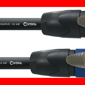 Cable Altavoz speakon 4 polos 4x 4mm² - 2,5m