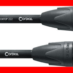 Cable de micrófono XLR 5 m dorado