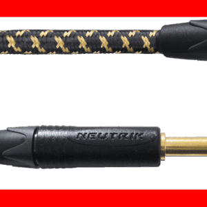 Cable de guitarra jack acodado Silent tweed 25th anniv 6m