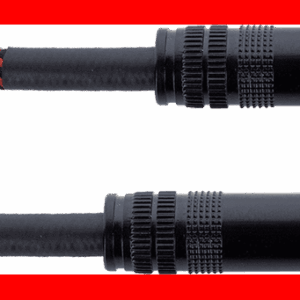 Cable de guitarra jack5 m tweed rojo