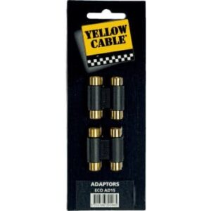Adaptador de 2 RCA hembra a 2 RCA hembra