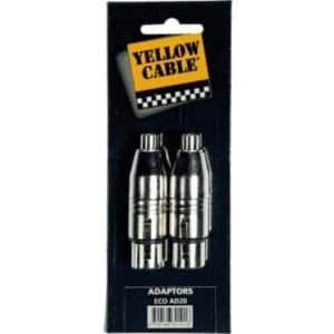 Adaptador de RCA hembra a 2 XLR hembra