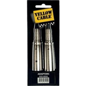 Adaptador de 1/4? Stereo hembra a 2 XLR macho