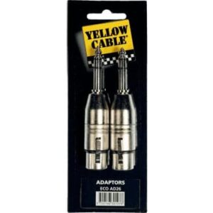 Adaptador de 1/4? Stereo Macho a 2 XLR hembra