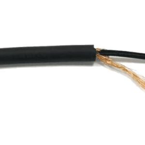 100 metros de cable de instrumento de color negro