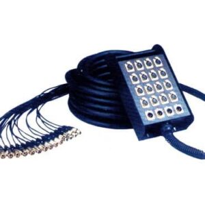 30 metros de cable. De 16 XLR a 4 XLR
