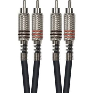 Cable de 1 metro de largo. 2 RCA macho a 2 RCA macho