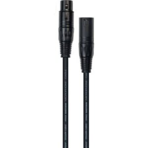 Cable de 3 metros de longitud. XLR macho a XLR hembra. Conectores Neutrik